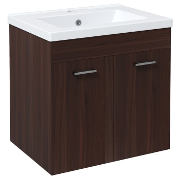 Mueble de baño 60 x 45.5 x 60 cm color marrón
