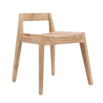 Ydra - Chaise en bois de teak recyclé