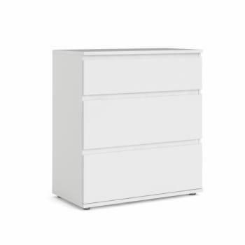 0-Carrello cucina colore bianco 4 cestini 1 cassetto Calgary DM