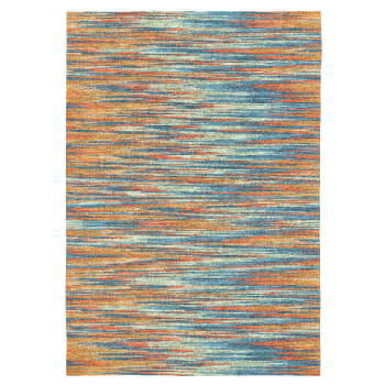IZORE - Tapis décoratif en coton en impression digital multicolore 160x230 cm