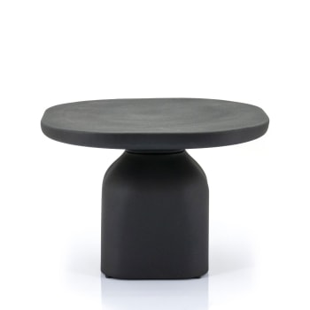 Squand - Table basse en aluminium D60cm noir