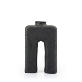 Arc - Vase en arc H38cm - Noir