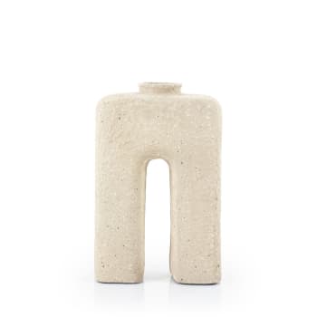 Arc - Vase en arc H38cm beige