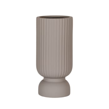 Sifnos - Vase en céramique D12,5cm gris