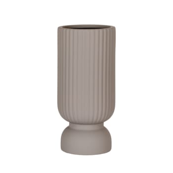 Sifnos - Vase en céramique ø12,5cm - Gris