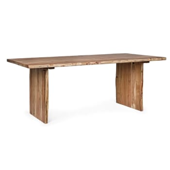 ENEAS - Tavolo rettangolare, in legno di acacia da 200 x 95 cm