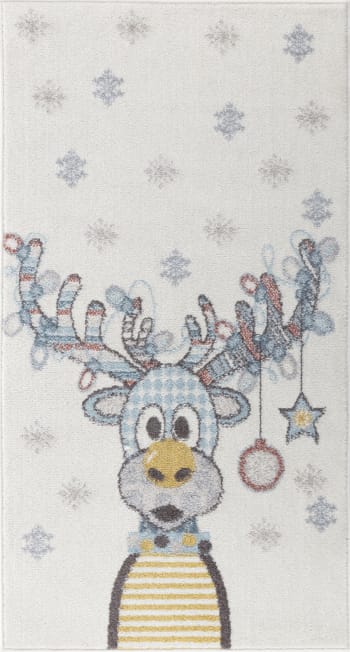 Dingo - Teppich für Kinder Caribou Mehrfarbig/Blau 80x150