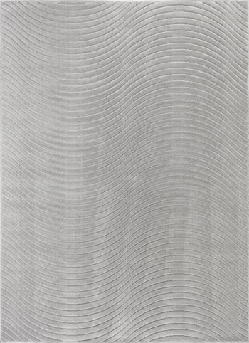 Ayumi - Moderner Skandinavischer Teppich für Innen /Außenbereich Grau 120x170