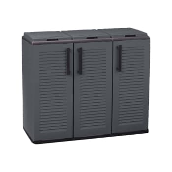Kela Lamina Pattumiera In Acrilico Opaco - Capacità 5,9L - Design Scanalato