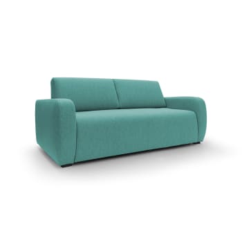 Divano letto tessuto verde Issyk 198x86x81h