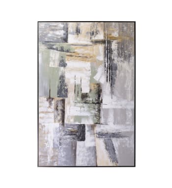 Berna - Cuadro al óleo de madera cuadros multicolor, 120x180 cm