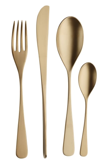 SET POSATE - ORO ROSA OPACO – DORA HOME