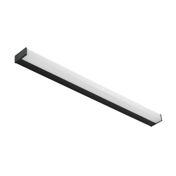 Lámpara de pared de aluminio negro