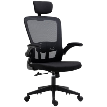 Silla de oficina 65x64x122 cm negro