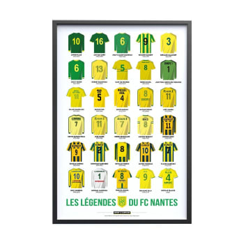 FOOTBALL - Affiche Foot - FC Nantes - Les légendes du FC Nantes 40x60 cm