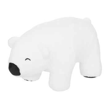 Baloo - Pouf orso MDF bianco 34x60x30 cm