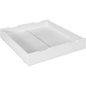 Nube - Cajón de almacenaje mdf blanco 18.5x92x100cm
