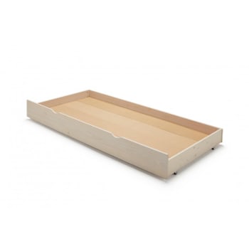 Simba - Cajón almacenaje madera blanco lavado 21 x 190 x 95,5 cm
