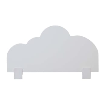 Nube - Barrera cama aglomerado blanco 45x87x2cm
