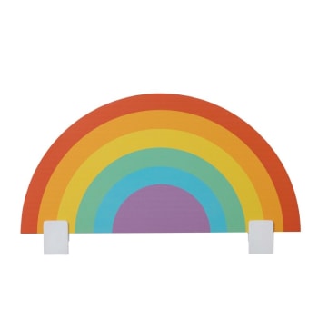 Rainbow - Barrera cama aglomerado multicolor 44x87x2.5cm