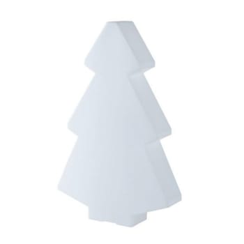 Lightree - Abeto luminoso deslizante de exterior blanco 100 cm