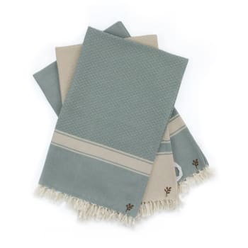 Set Strofinacci WMF Profi Select - 3 Pezzi In Cotone, Grigio, Alta Qualit&agrave;