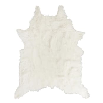Tapis polyester Blanc