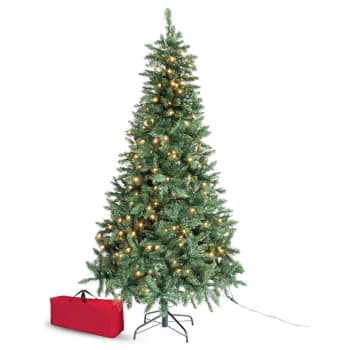 Light - Albero di Natale artificiale con luci led integrate 210 cm