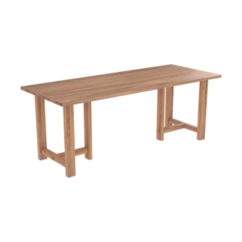 Tavolo rotondo per 4 persone in legno di teak D120 cm Laure