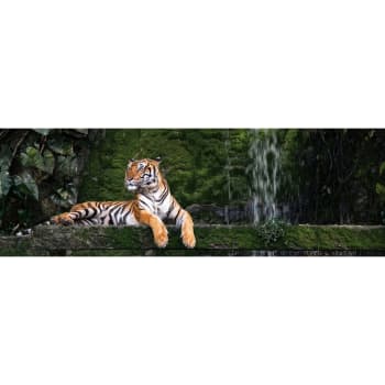 Animaux - Tableau sur toile tigre du bengale 30x97 cm
