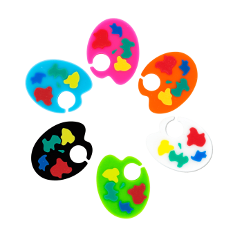 Happy markers palette - Set de 6 marqueurs de verre
