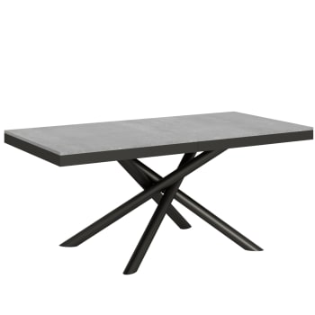 BARLETTA - Tavolo in legno da pranzo, Allungabile fino a 284 cm, Cemento