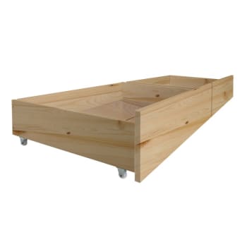 Set di 2 cassetti sotto il letto 190x90cm in legno Marceau