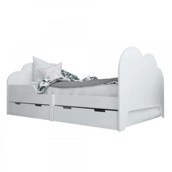 Letto nuvola di legno Montessori laminato naturale CLOUD BED