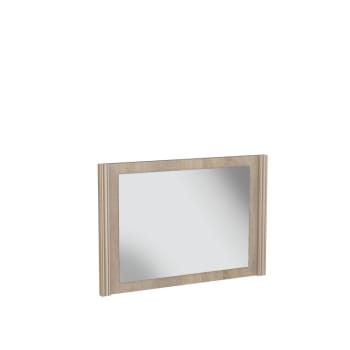 Specchio per Cameretta Bambini 40x30x104 cm con Scaffale Bianco