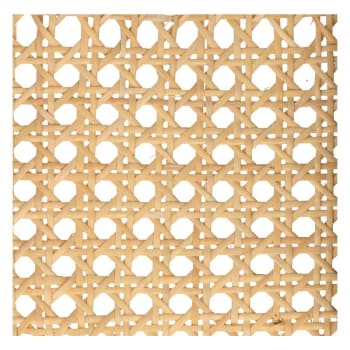 Rollo de caña - ratán malla hexagonal grande 30 x 50 cm