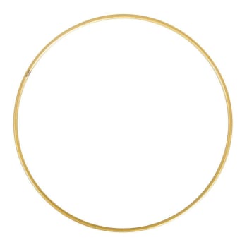 6 anillos de metal dorado ø 25 cm