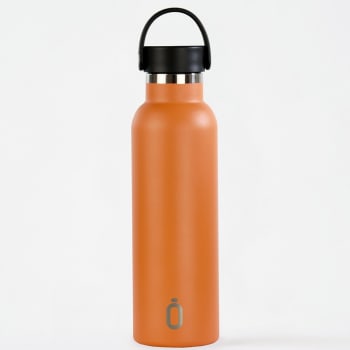 PLAIN - Botella Termo con recubrimiento cerámico 600 ml en color naranja
