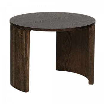 Lakia - Table basse ronde design en bois