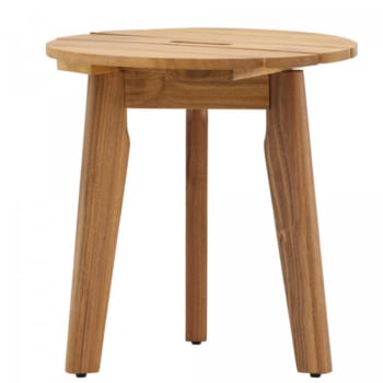 Linoa - Table d'appoint ronde 40cm en bois d'acacia