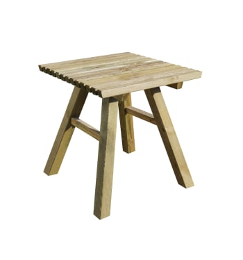 Quadratischer Tisch 2 Personen aus Holz