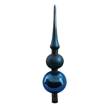 Kings & queens - 1 Baumdoppelspitze, 31 cm, Blau