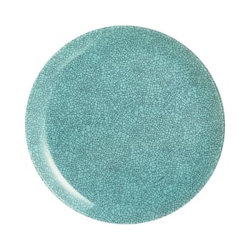 Icy - Assiette plate turquoise 26 cm
