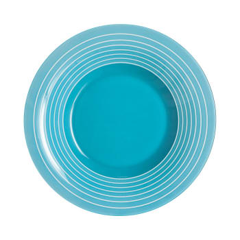 Factory - Assiette creuse bleue 21.5 cm