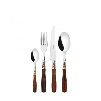 Set posate tavola 24pz STYLE Acciaio lucido