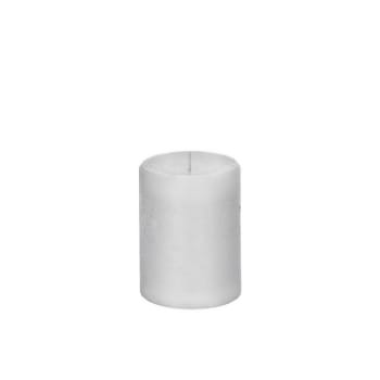 Antik - Bougie décorative cylindrique blanche H10