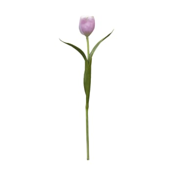 Emilia - Tallo de tulipán artificial rosa claro h37