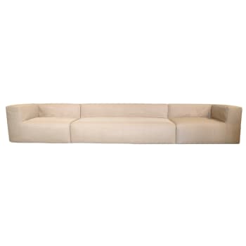 Outdoor-Sofa modular und abnehmbar  5/6 Sitzer, in in Bast-Optik