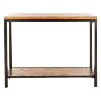 Casâme Console 2 Cassetti 1 Ripiano Decorazione In Legno - L100 Cm 100 X 35 X 81 Cm Tavolino Consolle 54873311