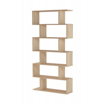 KOMFOTTEU Libreria Aperta Con 10 Scomparti, Libreria A 3 Livelli Con - 6